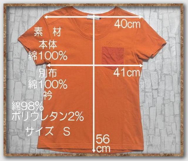 アヴィレックス 刺繍入り半袖Tシャツ レンガ☆やや難 < ブランド アヴィレックス 刺繍入り半袖Tシャツ レンガ☆やや難 < ブランドの