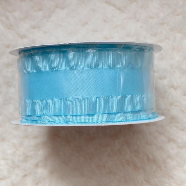 新品 フリル サテン リボン 水色 2個セット ハンドメイド 手芸 素材 材料 N2m < ペット/手芸/園芸  新品 フリル サテン リボン 水色 2個セット ハンドメイド 手芸 素材 材料 N2m < ペット/手芸/園芸の