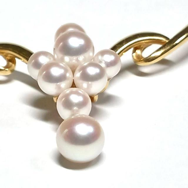 タサキ パール 真珠 ネックレス K18 ゴールド TASAKI 約38cm < ブランド タサキ パール 真珠 ネックレス K18 ゴールド TASAKI 約38cm < ブランドの