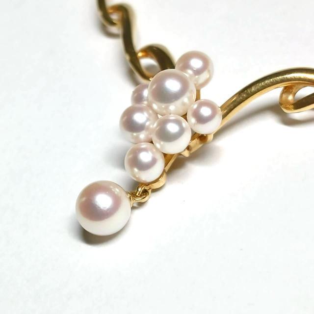 タサキ パール 真珠 ネックレス K18 ゴールド TASAKI 約38cm < ブランド タサキ パール 真珠 ネックレス K18 ゴールド TASAKI 約38cm < ブランドの