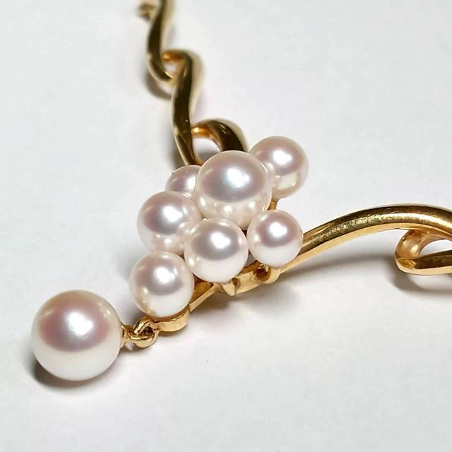 タサキ パール 真珠 ネックレス K18 ゴールド TASAKI 約38cm < ブランド タサキ パール 真珠 ネックレス K18 ゴールド TASAKI 約38cm < ブランドの