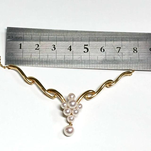 タサキ パール 真珠 ネックレス K18 ゴールド TASAKI 約38cm < ブランド タサキ パール 真珠 ネックレス K18 ゴールド TASAKI 約38cm < ブランドの