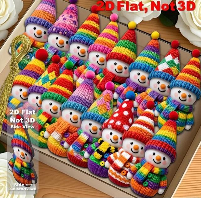 【クリスマス特集】16個 カラフル クリスマス 雪だるま クリスマス ツリー デコレーション 2D フラット フェスティブ < インテリア/ライフ 【クリスマス特集】16個 カラフル クリスマス 雪だるま クリスマス ツリー デコレーション 2D フラット フェスティブ < インテリア/ライフの