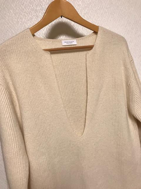 BEAUTY&YOUTH UNITED ARROWS ウールカシミヤ ニット 白 < ブランド BEAUTY&YOUTH UNITED ARROWS ウールカシミヤ ニット 白 < ブランドの