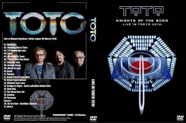 TOTO gg Tokyo,Japan 3.7.2016 IŐVI   CD/DVD/rfI 