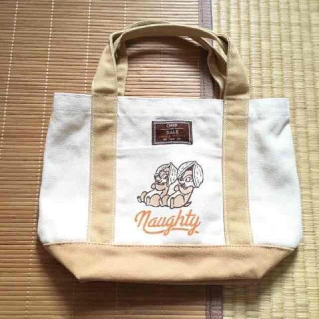 ディズニー・クラシック風チップ&デール柄トートバッグ。 < ブランド ディズニー・クラシック風チップ&デール柄トートバッグ。 < ブランドの