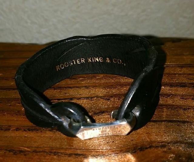 sense掲載 sympathy of soul×rooster king レザーバングル < 男性アクセサリー/時計  sense掲載 sympathy of soul×rooster king レザーバングル < 男性アクセサリー/時計の
