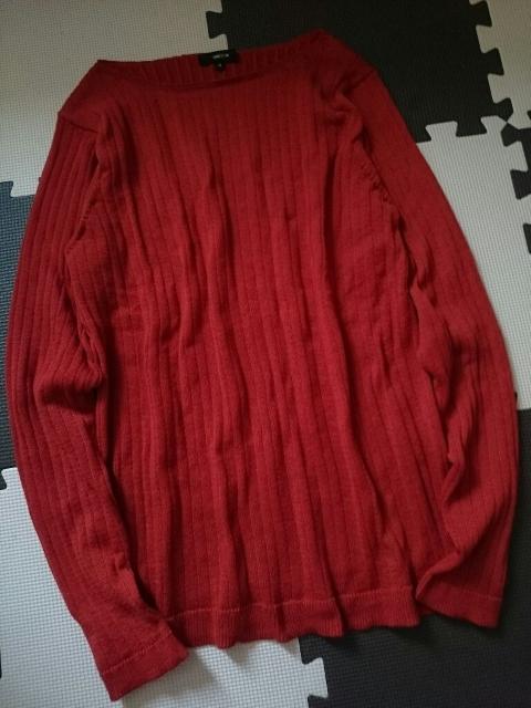 COMME CA ISM コムサイズム☆リブ編みニット★ダークオレンジ☆ < ブランド  COMME CA ISM コムサイズム☆リブ編みニット★ダークオレンジ☆  < ブランドの