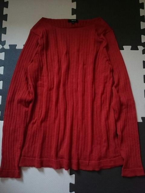 COMME CA ISM コムサイズム☆リブ編みニット★ダークオレンジ☆ < ブランド  COMME CA ISM コムサイズム☆リブ編みニット★ダークオレンジ☆ < ブランドの