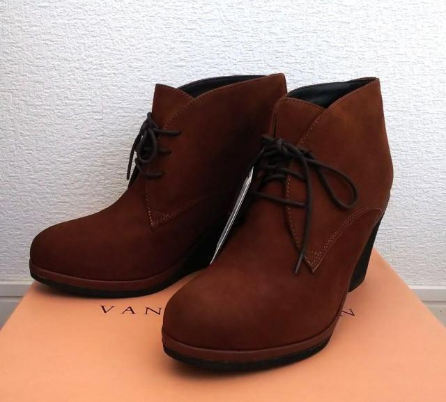 38★24cm★VANILLA MOON★牛革ウエッジソールブーツ★送料無料 < 女性ファッション  38★24cm★VANILLA MOON★牛革ウエッジソールブーツ★送料無料 < 女性ファッションの