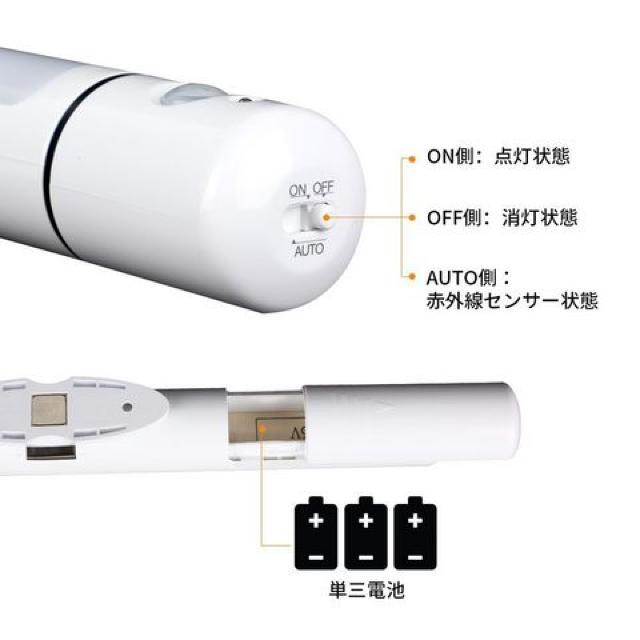 LED 人感センサーライト 懐中電灯 ウォールタイプ < 家電/AV  LED 人感センサーライト 懐中電灯 ウォールタイプ < 家電/AVの