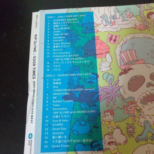 RIP SLYME『GOOD TIMES』PES ILMARI RYO-Z SU < CD/DVD/ビデオ RIP SLYME『GOOD TIMES』PES ILMARI RYO-Z SU < CD/DVD/ビデオの
