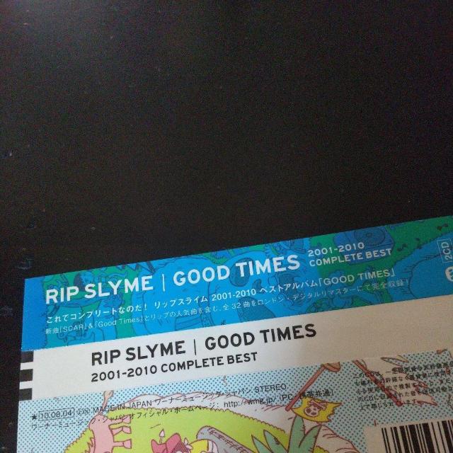 RIP SLYME『GOOD TIMES』PES ILMARI RYO-Z SU < CD/DVD/ビデオ RIP SLYME『GOOD TIMES』PES ILMARI RYO-Z SU < CD/DVD/ビデオの