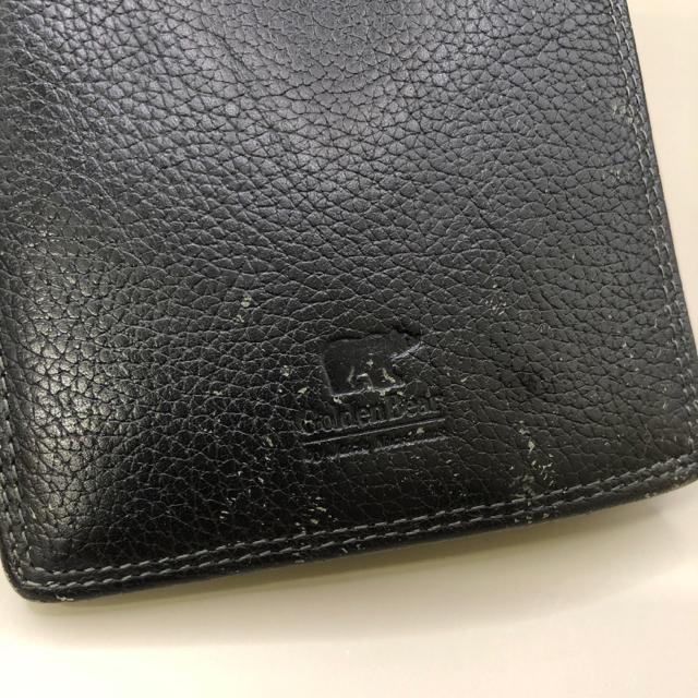 即決 GoldenBear ゴールデンベア 二つ折り財布 ブラック < 男性ファッション  即決 GoldenBear ゴールデンベア 二つ折り財布 ブラック < 男性ファッションの