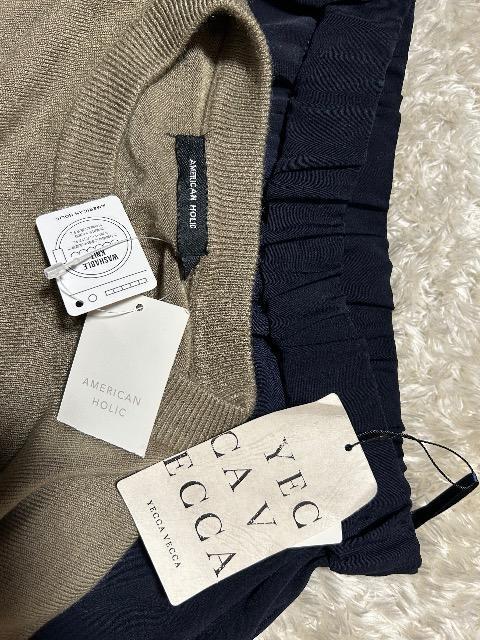 �V�i�^�O�t��YECCA VECCA�x�l�V���j�C�[�W�[�^�b�N�p���c& AMERICAN HOLIC���j�b�g