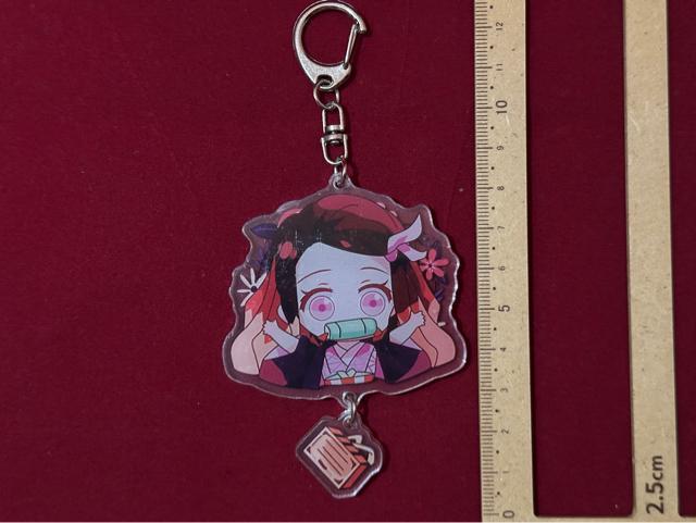 鬼滅の刃 アクリルキーホルダー 竈門禰豆子 【手のひらサイズで可愛い♪】★ステッカー特典付き♪ 煉獄 猗窩座など他出品も豊富♪新品 < アニメ/コミック/キャラクター 鬼滅の刃 アクリルキーホルダー 竈門禰豆子 【手のひらサイズで可愛い♪】★ステッカー特典付き♪ 煉獄 猗窩座など他出品も豊富♪新品 < アニメ/コミック/キャラクターの