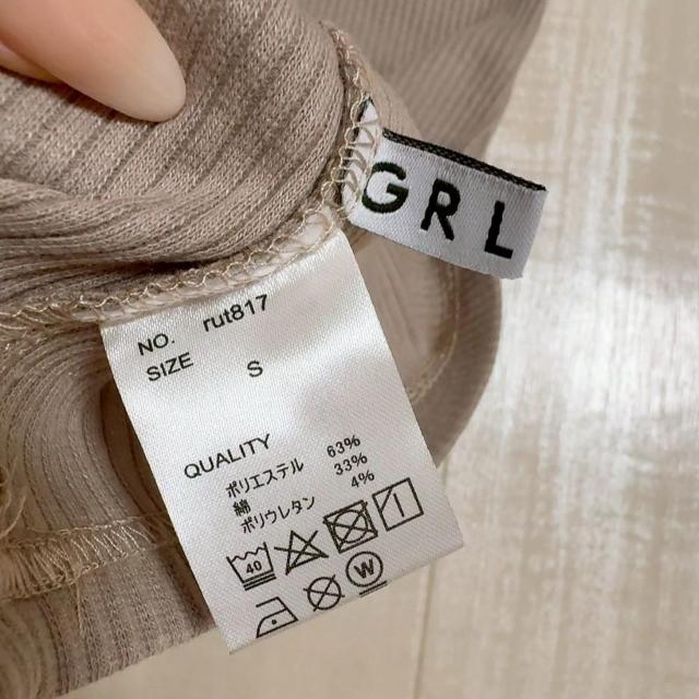◆GRL/グレイル◆ノースリーブリブミニワンピース★ベージュS*秋コーデ*美品♪ < ブランド  ◆GRL/グレイル◆ノースリーブリブミニワンピース★ベージュS*秋コーデ*美品♪ < ブランドの