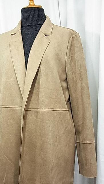 ★正規品 美品 ZARA ザラ ロングコート フェイクレザー調 キャメル Mサイズ < ブランド ★正規品 美品 ZARA ザラ ロングコート フェイクレザー調 キャメル Mサイズ < ブランドの