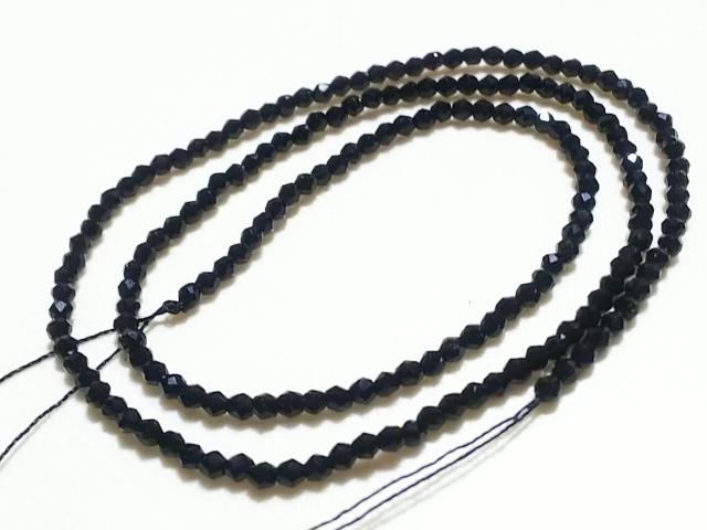 天然石★ブラックスピネル 3mm64面カット 1連 < 女性アクセサリー/時計 天然石★ブラックスピネル 3mm64面カット 1連 < 女性アクセサリー/時計の