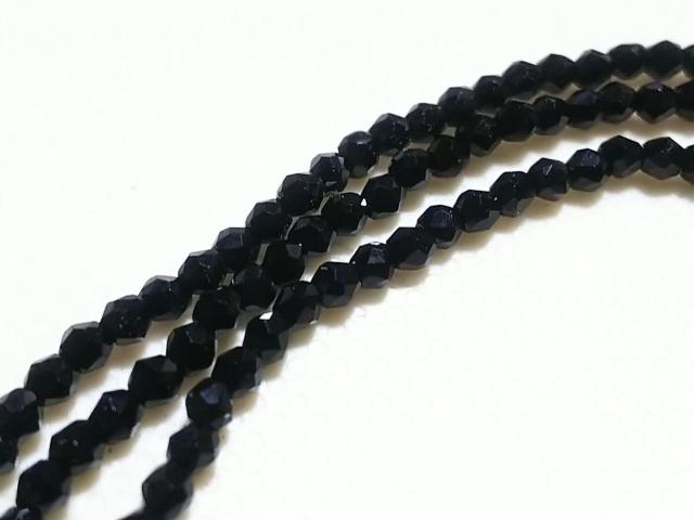 天然石★ブラックスピネル 3mm64面カット 1連 < 女性アクセサリー/時計 天然石★ブラックスピネル 3mm64面カット 1連 < 女性アクセサリー/時計の