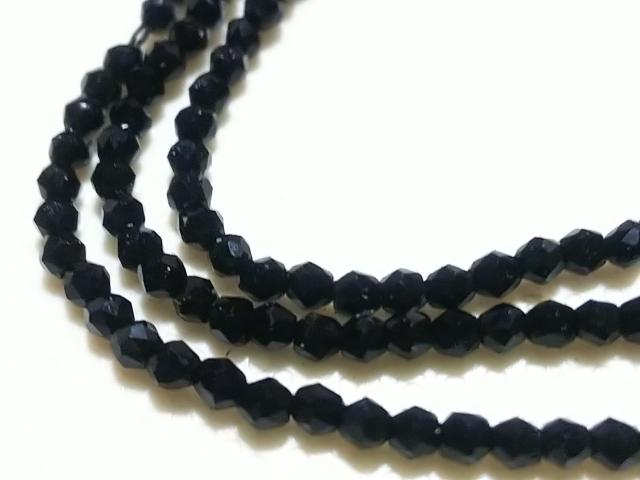 天然石★ブラックスピネル 3mm64面カット 1連 < 女性アクセサリー/時計 天然石★ブラックスピネル 3mm64面カット 1連 < 女性アクセサリー/時計の