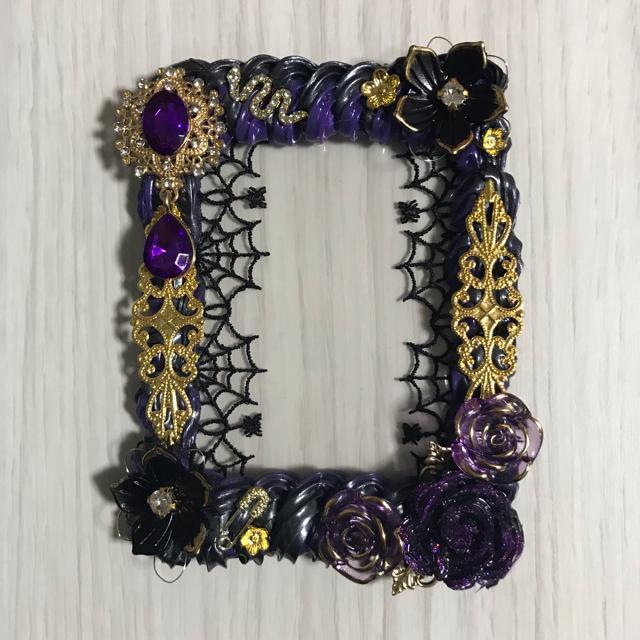 【送料込】037 ホイップデコ B8 硬質ケース トレカケース 紫 パープル 薔薇 蛇 蜘蛛の巣 推し活 < 女性ファッション 【送料込】037 ホイップデコ B8 硬質ケース トレカケース 紫 パープル 薔薇 蛇 蜘蛛の巣 推し活 < 女性ファッションの