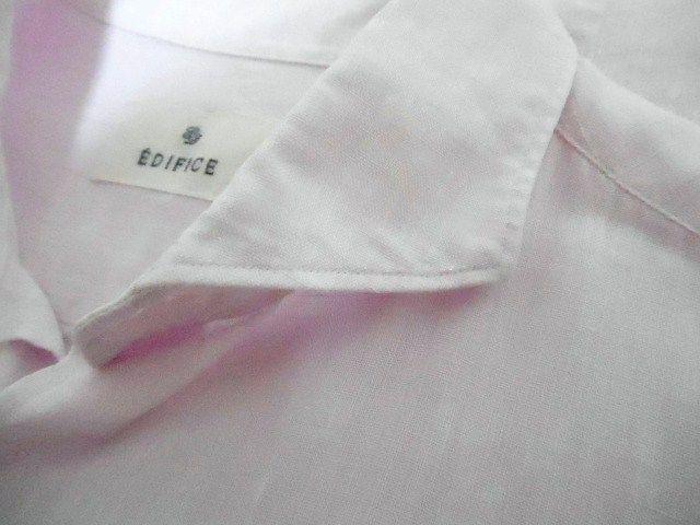 □EDIFICE/エディフィス 麻 シャツ/メンズ/S(38)☆ピンク < ブランド □EDIFICE/エディフィス 麻 シャツ/メンズ/S(38)☆ピンク < ブランドの