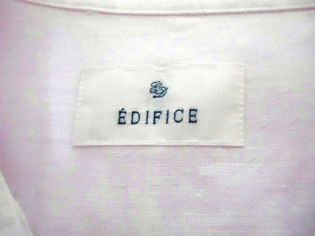 □EDIFICE/エディフィス 麻 シャツ/メンズ/S(38)☆ピンク < ブランド □EDIFICE/エディフィス 麻 シャツ/メンズ/S(38)☆ピンク < ブランドの