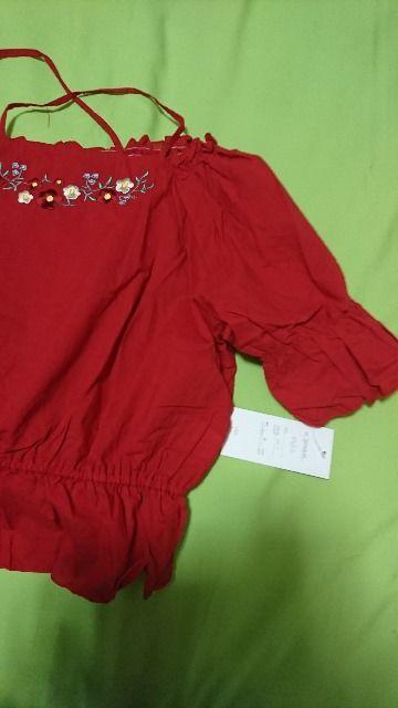 新品☆タグつき。2wayオフショル。LLサイズ、レッド。 < 女性ファッション  新品☆タグつき。2wayオフショル。LLサイズ、レッド。 < 女性ファッションの