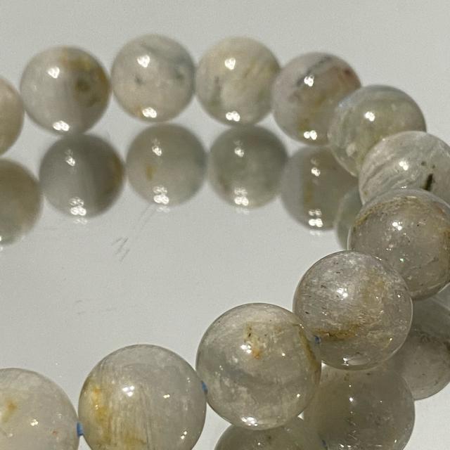 《No.420》天然石ホワイトグレー千層ガーデンクォーツ < 女性アクセサリー/時計  《No.420》天然石ホワイトグレー千層ガーデンクォーツ < 女性アクセサリー/時計の