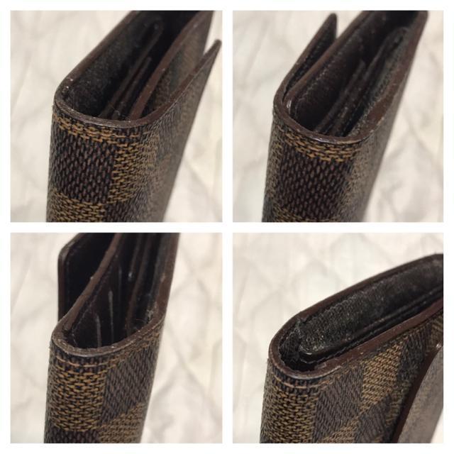 正規品 ルイヴィトン ダミエ エベヌポルトフォイユ ウォレット 折り財布 良品 N61217 < ブランド  正規品 ルイヴィトン ダミエ エベヌポルトフォイユ ウォレット 折り財布 良品 N61217 < ブランドの