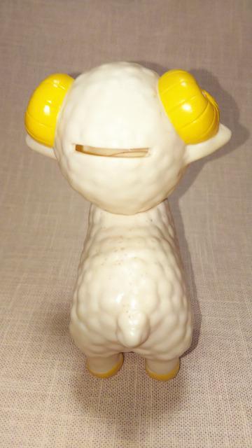 昭和レトロ農林中金ノベルティー干支貯金箱未年羊ヒツジビンテージアンティーク < インテリア/ライフ  昭和レトロ農林中金ノベルティー干支貯金箱未年羊ヒツジビンテージアンティーク < インテリア/ライフの