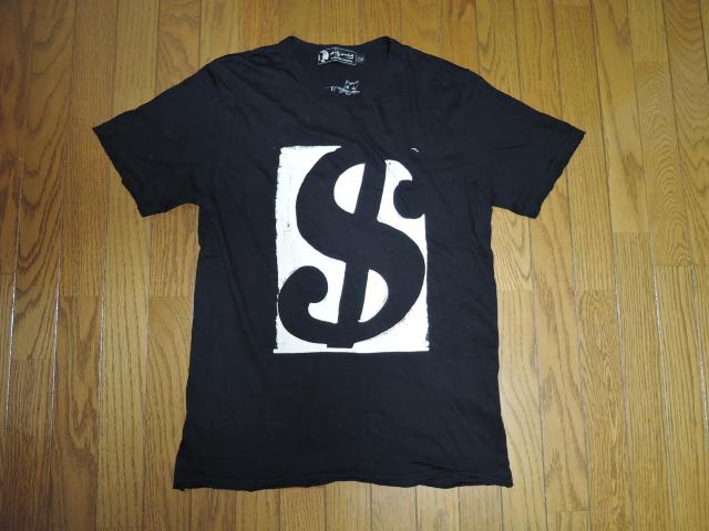 HYSTERIC GLAMOUR × ANDY Worhol カットソー S 黒 $柄 Tシャツ ヒステリックグラマー < ブランド HYSTERIC GLAMOUR × ANDY Worhol カットソー S 黒 $柄 Tシャツ ヒステリックグラマー < ブランドの