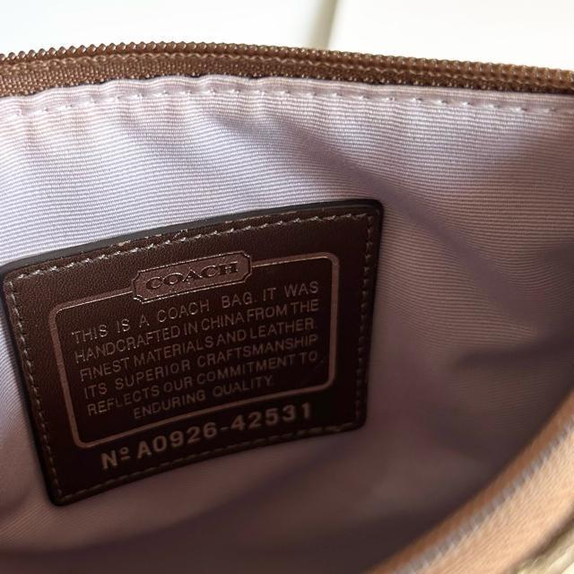 ���i COACH �R�[�` �I�v�A�[�g �L�����o�X �V�����_�[�o�b�O