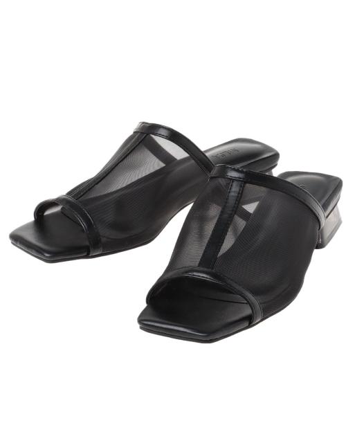 新品☆エムリア*チュールクリアヒールサンダル < ブランド 新品☆エムリア*チュールクリアヒールサンダル < ブランドの