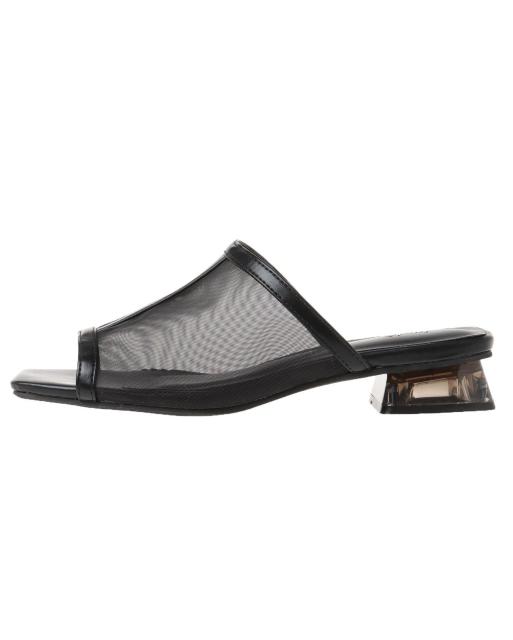 新品☆エムリア*チュールクリアヒールサンダル < ブランド 新品☆エムリア*チュールクリアヒールサンダル < ブランドの