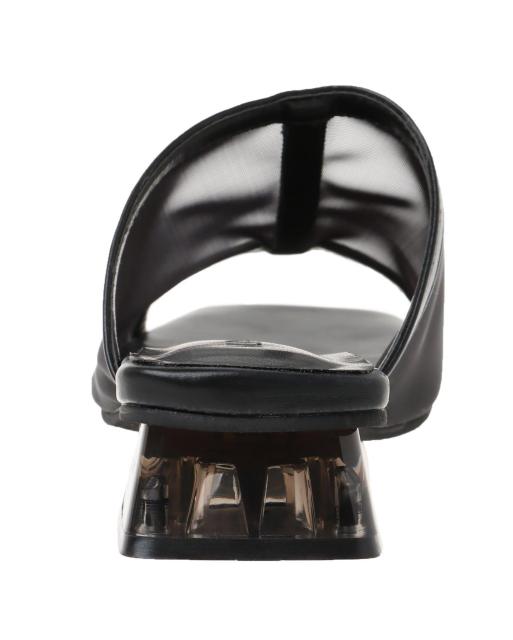 新品☆エムリア*チュールクリアヒールサンダル < ブランド 新品☆エムリア*チュールクリアヒールサンダル < ブランドの