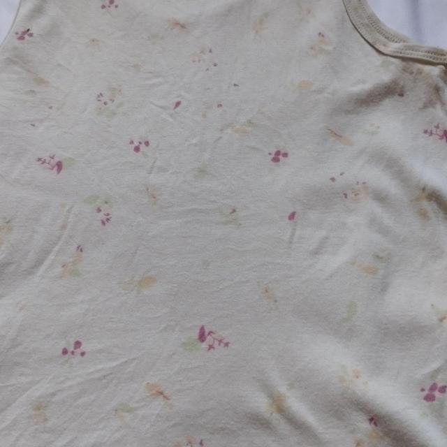 bulle de savon 小花柄クリームグリーンベージュタンクトップ < 女性ファッション  bulle de savon 小花柄クリームグリーンベージュタンクトップ < 女性ファッションの