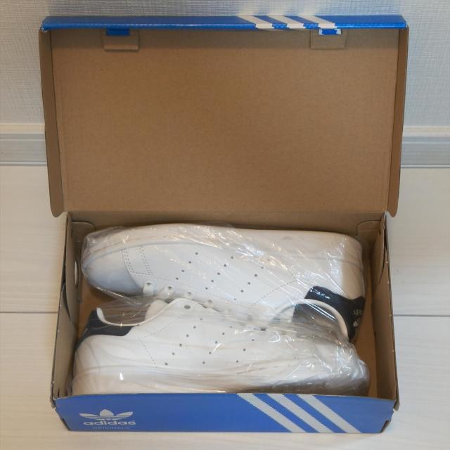 【新品/未使用】adidas Stan Smith スタンスミス ホワイト/ネイビー 22.0cm (M20325) 箱付 正規品 < ブランド 【新品/未使用】adidas Stan Smith スタンスミス ホワイト/ネイビー 22.0cm (M20325) 箱付 正規品 < ブランドの