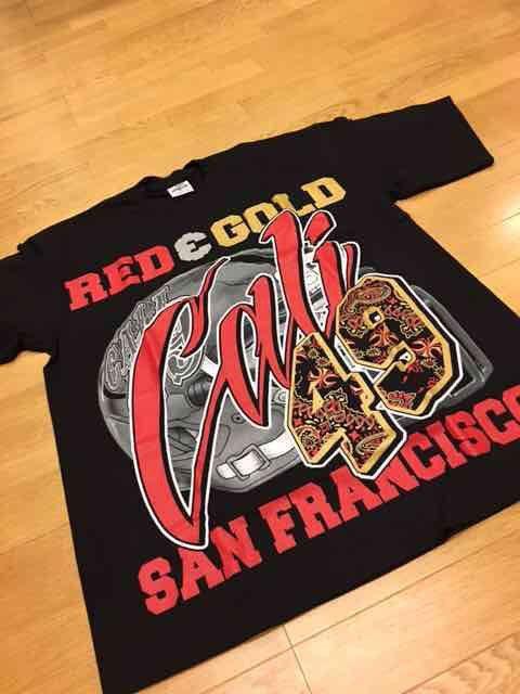 LA直輸入黒ブラック デザインプリントTシャツサイズXL R16 < 男性ファッション LA直輸入黒ブラック デザインプリントTシャツサイズXL R16 < 男性ファッションの