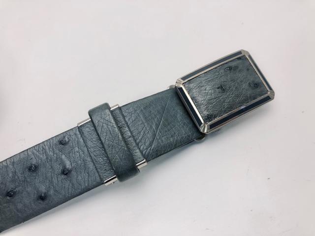 C118 美品★ PISTER ELITE オーストリッチ ベルト 本革 < 男性ファッション C118 美品★ PISTER ELITE オーストリッチ ベルト 本革 < 男性ファッションの