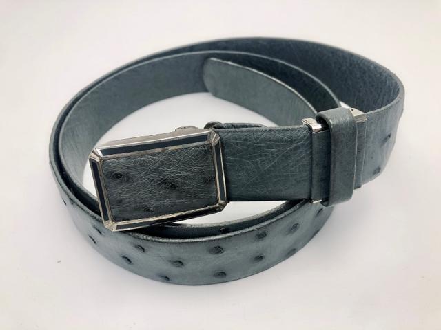 C118 美品★ PISTER ELITE オーストリッチ ベルト 本革 < 男性ファッション C118 美品★ PISTER ELITE オーストリッチ ベルト 本革 < 男性ファッションの