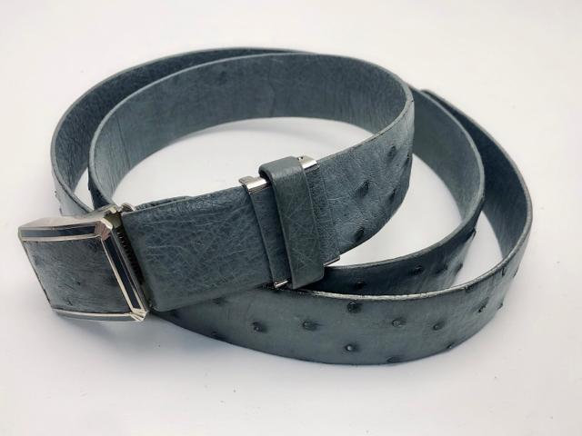 C118 美品★ PISTER ELITE オーストリッチ ベルト 本革 < 男性ファッション C118 美品★ PISTER ELITE オーストリッチ ベルト 本革 < 男性ファッションの