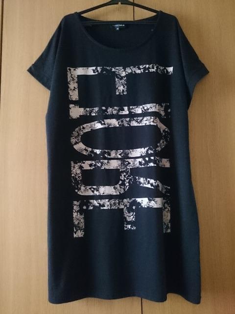 ESPRITMUR エスプリミュール☆オーバーサイズTシャツ★ロング丈☆ブラック★ < 女性ファッション  ESPRITMUR エスプリミュール☆オーバーサイズTシャツ★ロング丈☆ブラック★  < 女性ファッションの