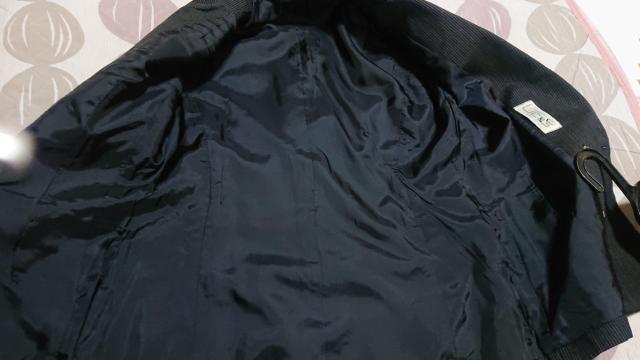 ストライプヘリンボーンダブルジャケット11号 ウール100% レディースジャケット 昭和レトロ ダークグレー ピークドラペル < 女性ファッション ストライプヘリンボーンダブルジャケット11号 ウール100% レディースジャケット 昭和レトロ ダークグレー ピークドラペル < 女性ファッションの