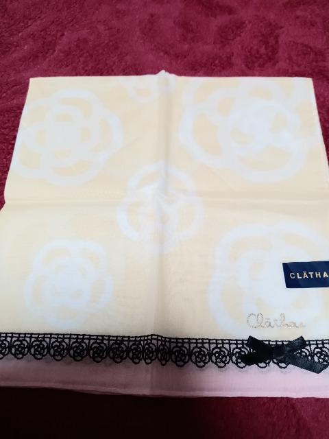 レア 新品 CLATHAS クレイサス タオル ハンカチ カメリアレース < ブランド  レア 新品 CLATHAS クレイサス タオル ハンカチ カメリアレース  < ブランドの