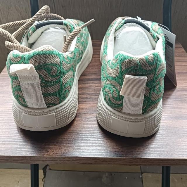 新品 25.5cm メンズ スニーカー シューズ 靴 グリーン 男女兼用 < 男性ファッション  新品 25.5cm メンズ スニーカー シューズ 靴 グリーン 男女兼用 < 男性ファッションの