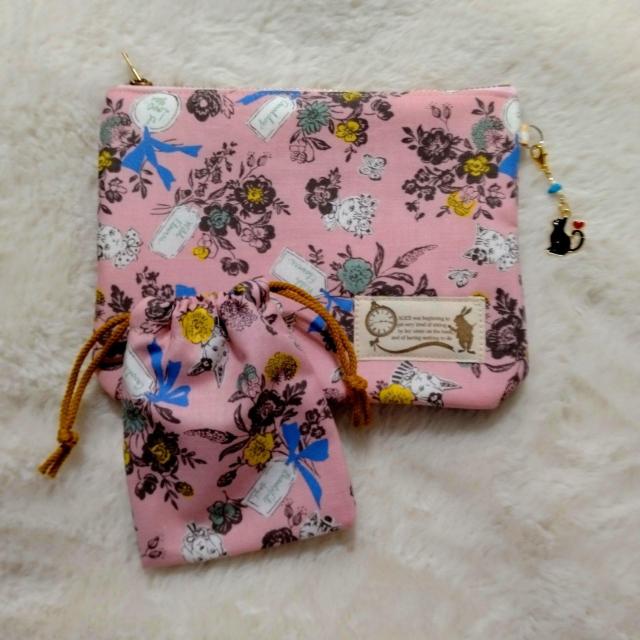 ★ファスナーポーチ★森の友達♪猫♪兎♪犬★化粧ポーチに < 女性ファッション ★ファスナーポーチ★森の友達♪猫♪兎♪犬★化粧ポーチに < 女性ファッションの