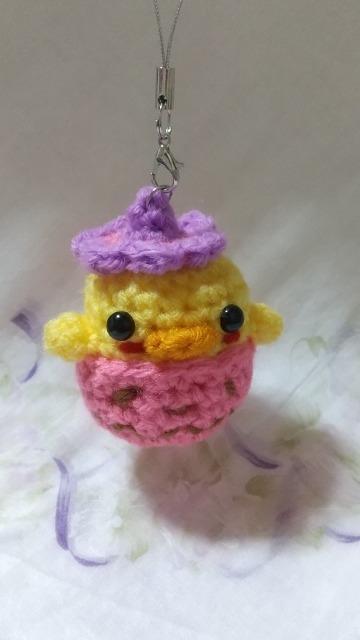 ハロウィンおばけカップ魔女ハットひよ編みぐるみストラップ(ローズ) < ペット/手芸/園芸  ハロウィンおばけカップ魔女ハットひよ編みぐるみストラップ(ローズ)  < ペット/手芸/園芸の