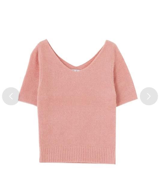 dazzlin ミニシャギーニットトップス ピンク < ブランド  dazzlin ミニシャギーニットトップス ピンク < ブランドの